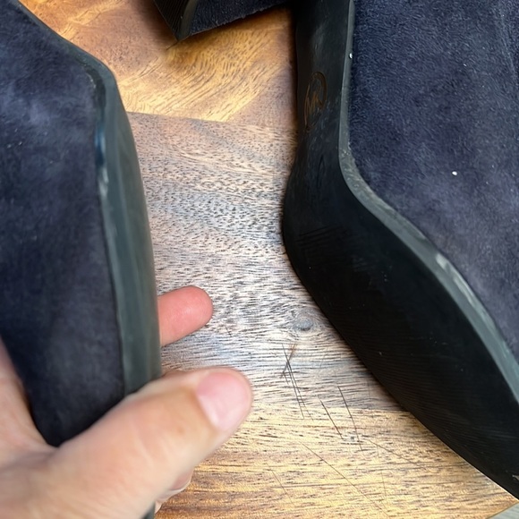 MICHAEL MICHAEL KORS BLACK SUEDE BOOTIES 8 - Picture 6 of 16